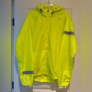 Nike Bright Yellow Running Jacket